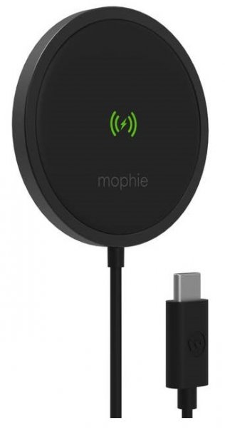 mophie Snap + wireless charging pad- Black