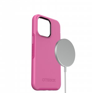 OtterBox Symmetry Plus Series for Apple iPhone 13 Pro, Strawberry Pink