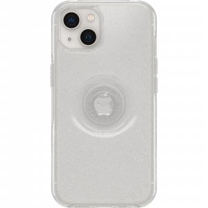 OtterBox Otter+Pop Case for iPhone 13, Shockproof, Drop proof, Protective Case with PopSockets PopGrip, 3x Tested to Military Standard, Clear