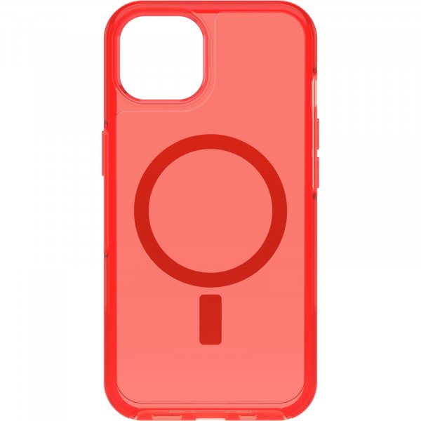 OtterBox Symmetry Plus Clear Series for Apple iPhone 13, In The Red
