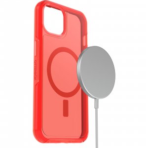 OtterBox Symmetry Plus Clear Series for Apple iPhone 13, In The Red