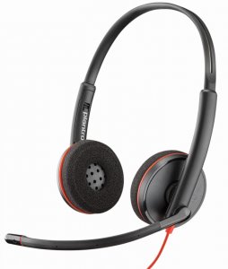 POLY Blackwire C3220 Headset Wired Head-band Office/Call center USB Type-C Black