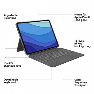 Logitech Combo Touch for iPad Pro 12.9-inch (5th and 6th gen)