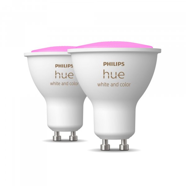 Philips Hue White and colour ambience GU10 – smart spotlight – (2-pack)