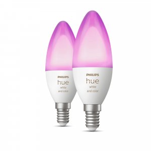 Philips Hue White and colour ambience Candle - E14 smart bulb - (2-pack)