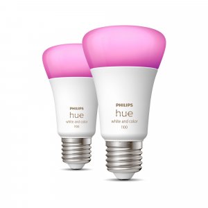 Philips Hue White and colour ambience A60 – E27 smart bulb – 1100 (2-pack)