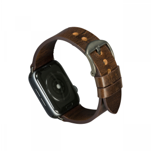dbramante1928 Bornholm - Watch Strap 44mm - Dark Brown/Space Grey