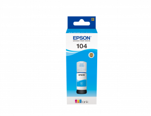 Epson 104 EcoTank Cyan ink bottle