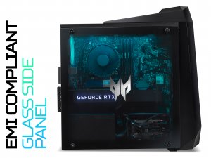 Acer Predator Orion 3000 PO3-630 Gaming PC - (Intel Core i5-11400F, 16GB, 1TB HDD and 256GB SSD, NVIDIA RTX 3060Ti, USB Keyboard and Mouse, Windows 10, Black)