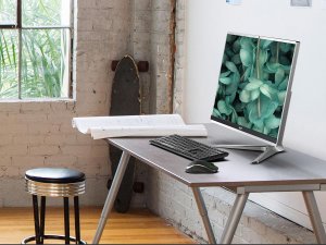 Acer Aspire C22-820 All-in-One PC - (Intel Pentium J5040, 8GB, 256GB SSD, 21.5 inch Full HD Display, USB Keyboard and Mouse, Windows 10, Silver)