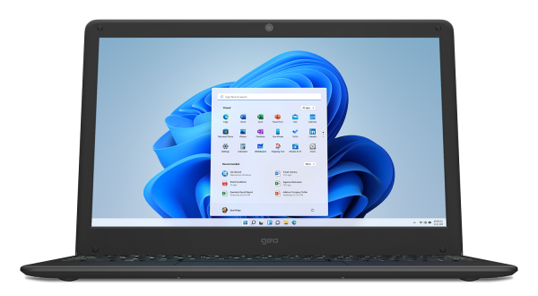 Geo Computers GE172 laptop 31.8 cm (12.5") HD Intel® Celeron® N N3450 4 GB LPDDR4-SDRAM 64 GB eMMC Wi-Fi 5 (802.11ac) Windows 10 Home in S mode Black