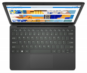 Geo Computers GE172 laptop 31.8 cm (12.5") HD Intel® Celeron® N N3450 4 GB LPDDR4-SDRAM 64 GB eMMC Wi-Fi 5 (802.11ac) Windows 10 Home in S mode Black