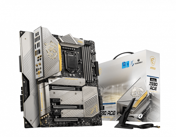 MSI MEG Z590 Ace Gold Edition Intel Z590 LGA 1200 (Socket H5) ATX