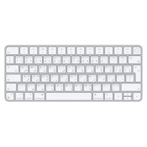 Apple Magic keyboard USB + Bluetooth Arabic Aluminium, White