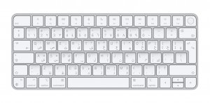 Apple Magic keyboard USB + Bluetooth Arabic Aluminium, White