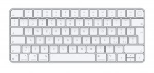 Apple Magic keyboard USB + Bluetooth Italian Aluminium, White