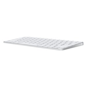Apple Magic keyboard USB + Bluetooth Spanish Aluminium, White