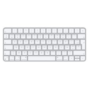 Apple Magic keyboard USB + Bluetooth AZERTY French Aluminium, White