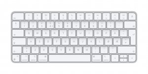 Apple Magic keyboard USB + Bluetooth Norwegian Aluminium, White