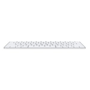Apple Magic keyboard USB + Bluetooth US English Aluminium, White