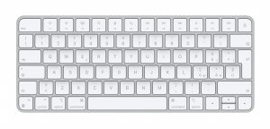 Apple Magic keyboard USB + Bluetooth Italian Aluminium, White