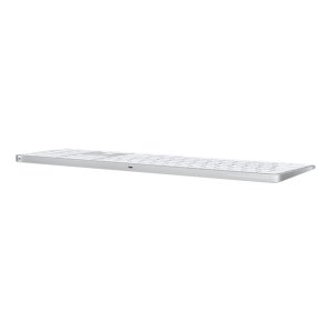 Apple Magic keyboard USB + Bluetooth German Aluminium, White