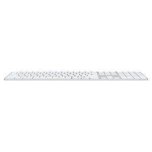 Apple Magic keyboard USB + Bluetooth Norwegian Aluminium, White