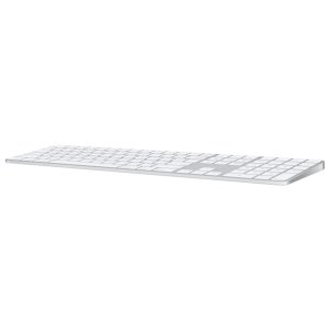 Apple Magic keyboard USB + Bluetooth English Aluminium, White