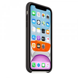 IPHONE 11 SILICONE CASE BLACK-ZML