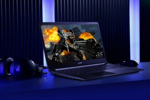 Acer Aspire 7 A715-75G 15.6 inch Gaming Laptop (Intel Core i5-9300H, 8GB RAM, 512GB SSD, NVIDIA GTX 1650Ti, Full HD Display, Windows 10, Black)