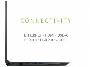 Acer Aspire 7 A715-75G 15.6 inch Gaming Laptop (Intel Core i5-9300H, 8GB RAM, 512GB SSD, NVIDIA GTX 1650Ti, Full HD Display, Windows 10, Black)