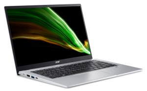 Acer Swift 1 SF114-34-P1DX Laptop 35.6 cm (14") Full HD N6000 4 GB LPDDR4x-SDRAM 128 GB SSD Wi-Fi 6 (802.11ax) Windows 11 Home in S mode Silver