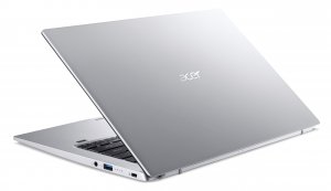 Acer Swift 1 SF114-34-P1DX Laptop 35.6 cm (14") Full HD N6000 4 GB LPDDR4x-SDRAM 128 GB SSD Wi-Fi 6 (802.11ax) Windows 11 Home in S mode Silver