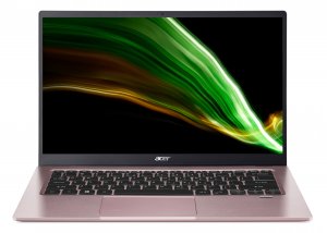 Acer Swift 1 SF114-34-P6AA Laptop 35.6 cm (14") Full HD Intel® Pentium® Silver N6000 4 GB LPDDR4x-SDRAM 128 GB SSD Wi-Fi 6 (802.11ax) Windows 11 Home in S mode Pink