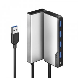 ALOGIC USB-A Fusion SWIFT 4-in-1 USB 3.2 Gen 1 (3.1 Gen 1) Type-A 5000 Mbit/s Grey