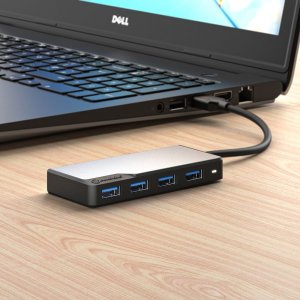 ALOGIC USB-A Fusion SWIFT 4-in-1 USB 3.2 Gen 1 (3.1 Gen 1) Type-A 5000 Mbit/s Grey