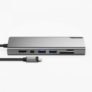 ALOGIC ULDPLSV2-SGR notebook dock/port replicator Wired USB 3.2 Gen 1 (3.1 Gen 1) Type-C Black, Grey