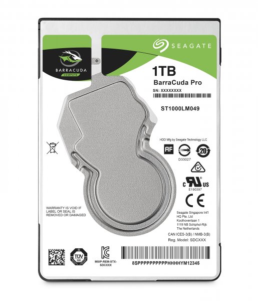 Seagate Barracuda Pro 2.5" 1 TB Serial ATA III