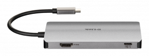D-Link DUB-M610 notebook dock/port replicator Wired USB 3.2 Gen 1 (3.1 Gen 1) Type-C Aluminium, Black
