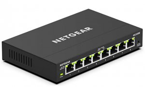 NETGEAR GS308E Managed Gigabit Ethernet (10/100/1000) Black