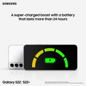 Samsung Galaxy S22 Enterprise Edition SM-S901B 15.5 cm (6.1") Dual SIM Android 12 5G USB Type-C 8 GB 128 GB 3700 mAh Black