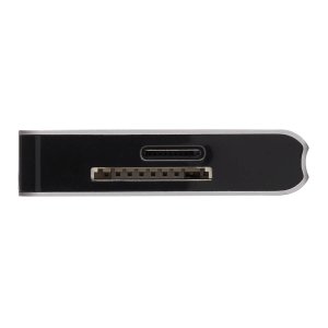 Tripp Lite U442-DOCK5D-GY USB-C Dock - 4K HDMI, USB 3.2 Gen 1, USB-A Hub, GbE, Memory Card, 100W PD Charging, Detachable Cord