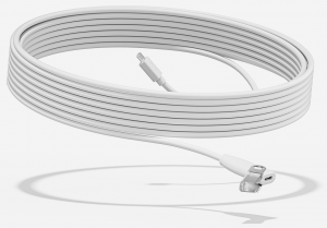 Logitech Rally Mic Pod Extension Cable White