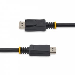 StarTech.com 2m (6ft) DisplayPort 1.2 Cable - 4K x 2K Ultra HD VESA Certified DisplayPort Cable - DP to DP Cable for Monitor - DP Video/Display Cord - Latching DP Connectors