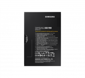 Samsung 980 M.2 500 GB PCI Express 3.0 V-NAND NVMe