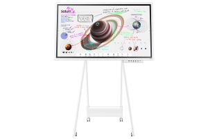Samsung WM65B interactive whiteboard 165.1 cm (65") 3840 x 2160 pixels Touchscreen Grey, White