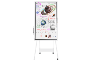 Samsung WM65B interactive whiteboard 165.1 cm (65") 3840 x 2160 pixels Touchscreen Grey, White