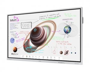 Samsung WM75B interactive whiteboard/conference display 190.5 cm (75") 3840 x 2160 pixels Touchscreen Grey USB / Bluetooth