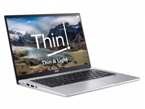 Acer Swift 1 SF114-34 14 inch Laptop - (Intel Pentium N6000, 4GB, 256GB SSD, Full HD Display, Windows 11, Silver)
