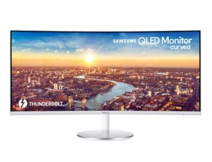 Samsung C34J791WTR 86.4 cm (34″) 3440 x 1440 pixels UltraWide Quad HD QLED Grey